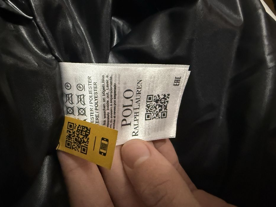 Geaca Polo Ralph Lauren - Black Glossy Puffer - L