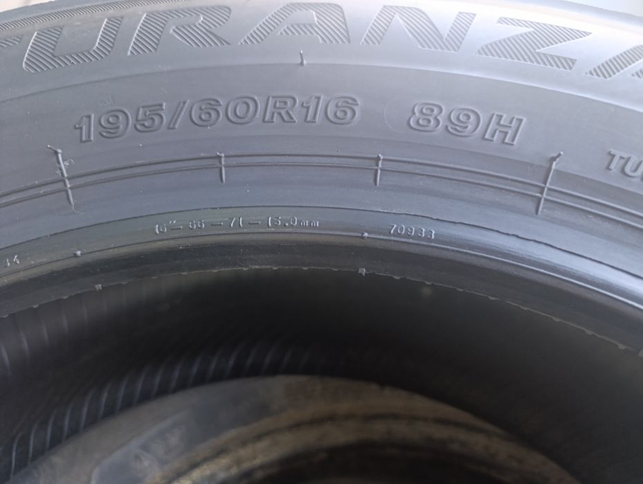 Anvelope de vara 195 60 16 Bridgestone dot 2020