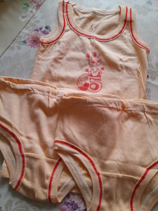 НОВИ      Детски потник + 2 чифта гащи