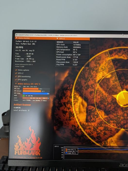 Продам видеокарту gtx 1070ti 8gb