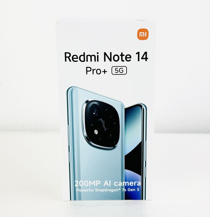 НОВ! Xiaomi Redmi Note 14 Pro+ 5G 256GB 8RAM Black 2г. Гаранция!