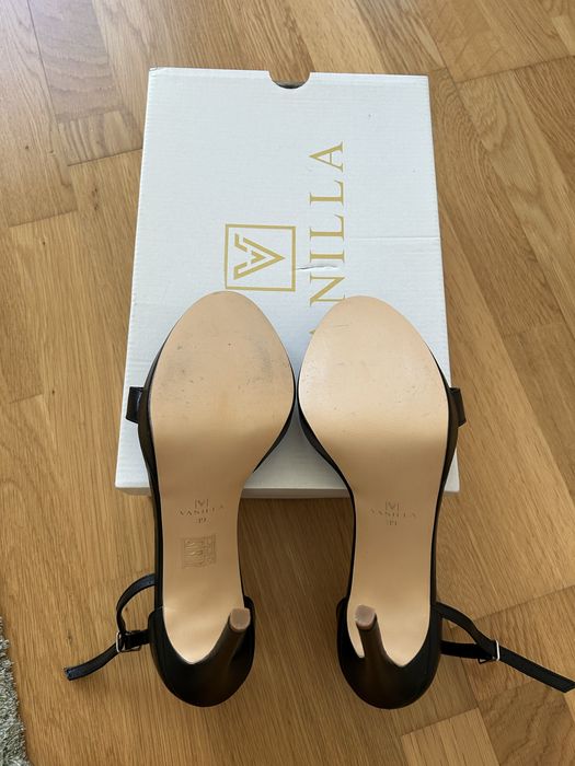Sandale cu toc subtire Vanilla