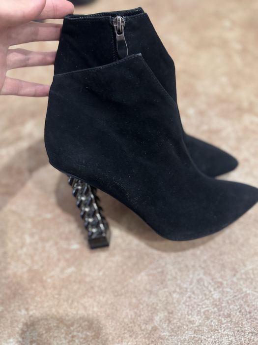 ботильоны замша натуральная