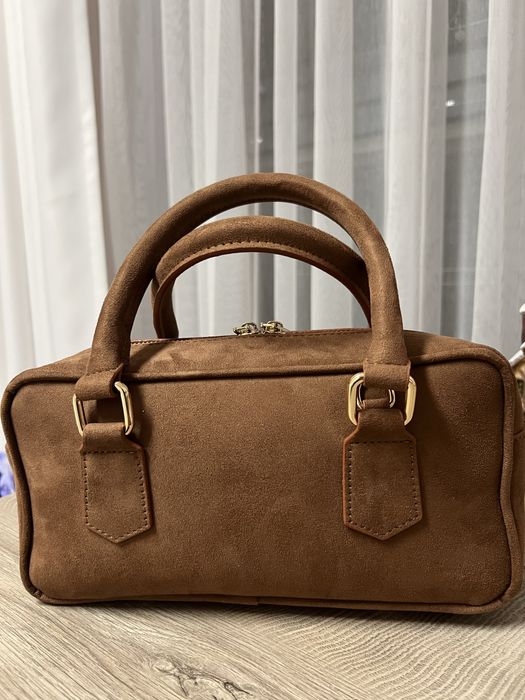 Чанта miu miu велур