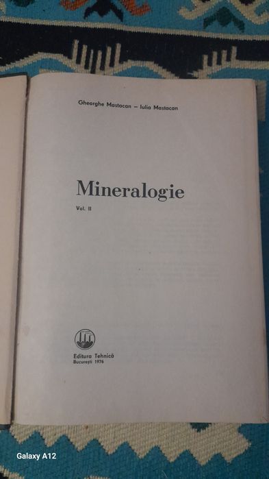 Mineralogie vol.2 , Ghe. Mastacan