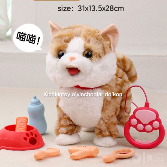Говоряшая звуковой Сабака Кошка Игрушка Gapiradigan mushuk va kuchuk