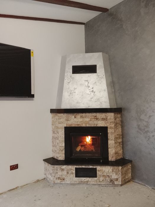 Șemineu, cos de fum, horn