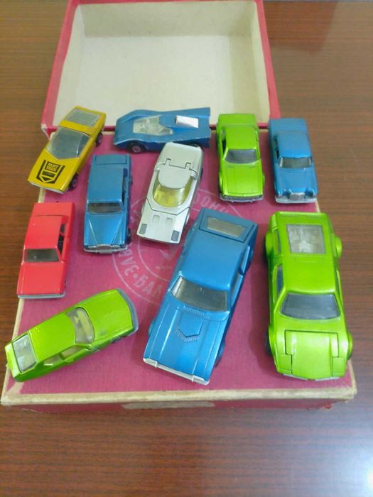 Matchbox made in Bulgaria стари метялни колички