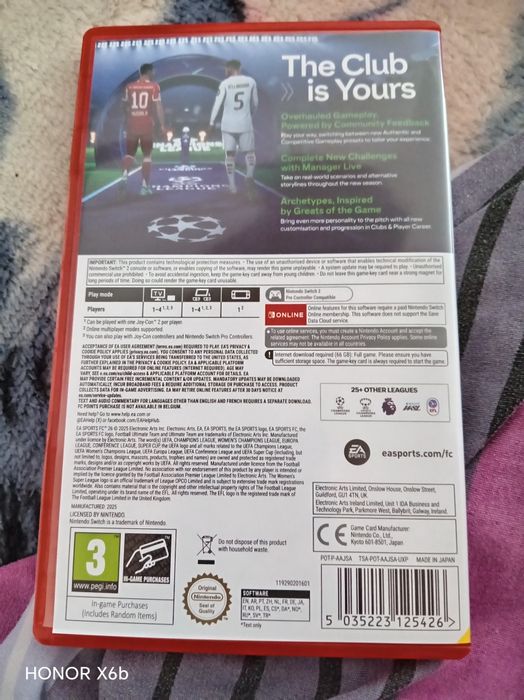 Ea Sports FC 25 Nintendo switch