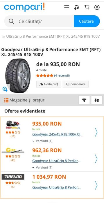 Jante BMW seria 5 roti bmw cauciucuri 245 45 R18 Goodyear noi an 2023