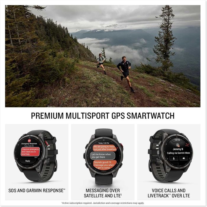 Смарт-часы Garmin fēnix 8 Pro, 47mm, AMOLED Sapphire! Новые в коробке!