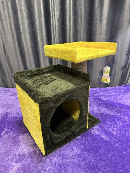 Домик-Когтеточка для кошек [ДОСТАВКА БЕСПЛАТНАЯ]