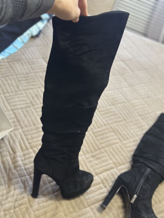 Сапоги замша 38 р