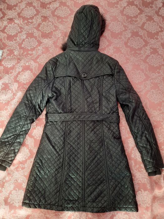 Geaca imblanita imitatie piele