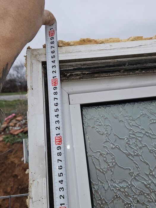 Алуминиева двойна врата с каса