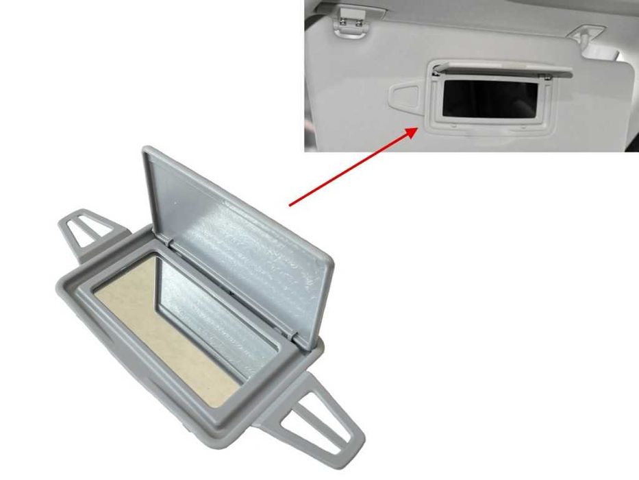 Капак с огледало на сенник Mercedes W210,W211 лява и дясна страна