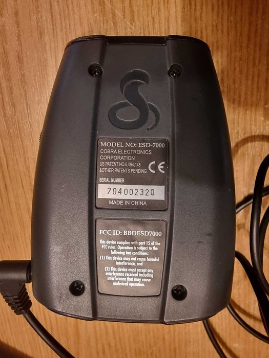 detector radar cobra esd-7000