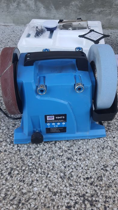 Професионална машина за мокро и сухо заточване HBM 10473, 120 W, 200 м