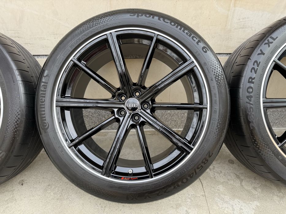 Оригинални джанти 22 цола AUDI SPORT Q7 SQ7 SQ8 RSQ Ауди Кю 8 RS6 BBS Audi SPORT RS6 летни гуми 285/40R22 Q8 MTM ABT 22 цола 5Х112 speedline original