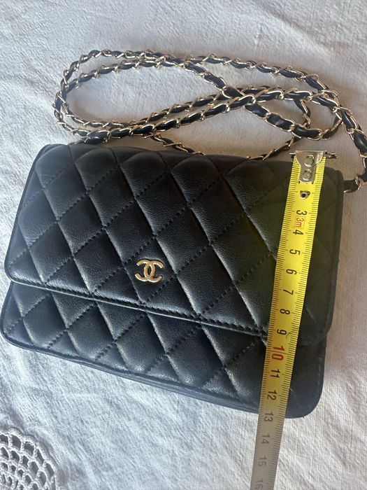чанта chanel woc естествена кожа