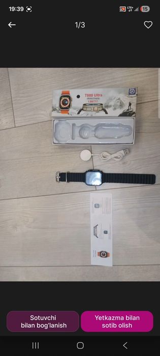 T800 Ultra 

3/3

D

T
0
Ultra
rging
1.
CO
E

Sotuvchi
bilan bog