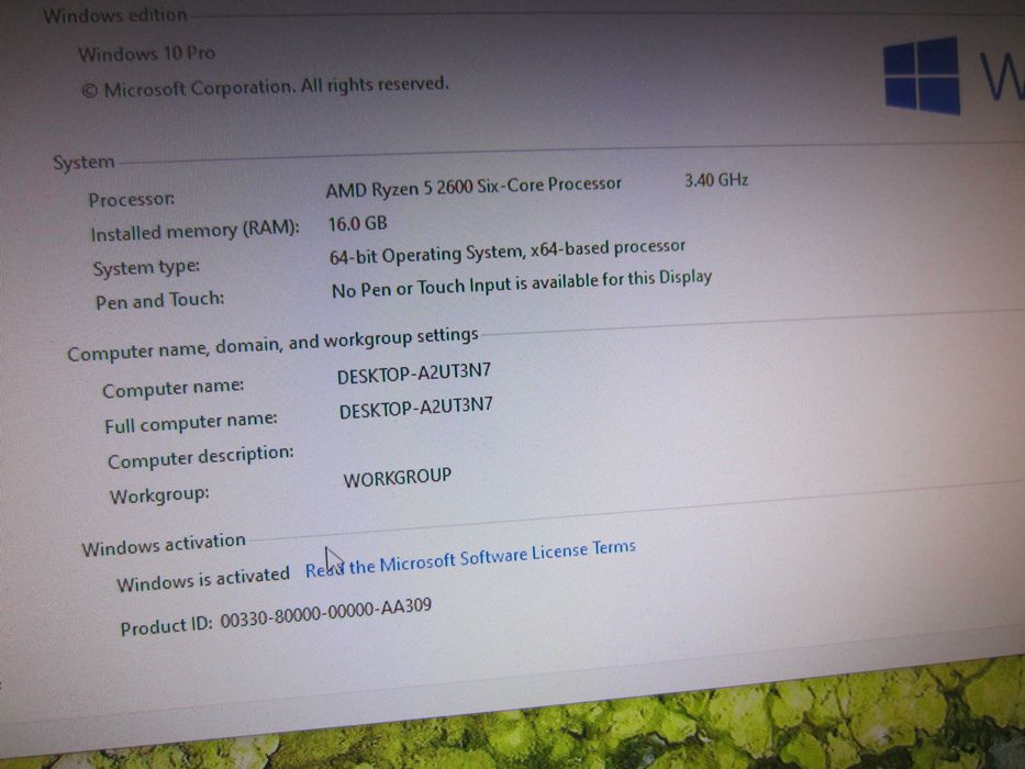 Гейм Ryzen 5 2600, 16GB с  GTX1070  , 256GB NVMe 500GB HDD