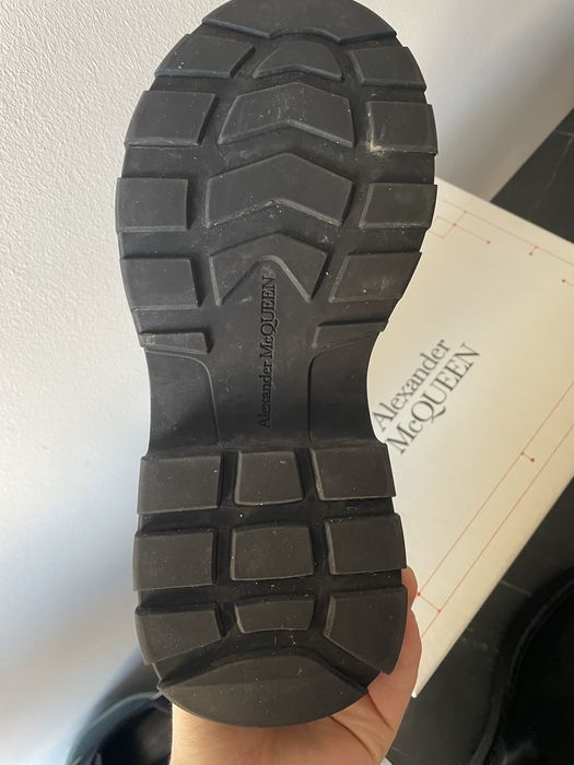 Bocanci de piele Alexander Mcqueen