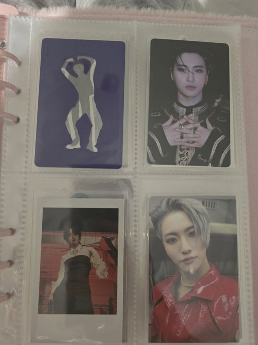 KPOP photocards ateez, p1h, stray kids