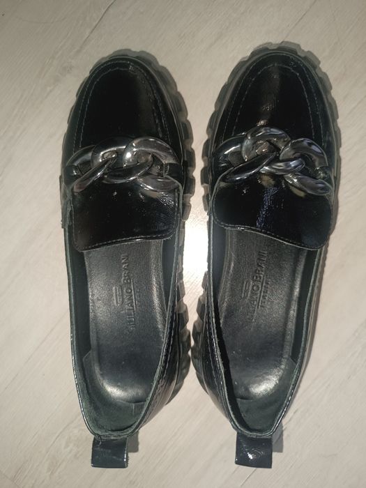 Лоферы черные, 36 размер