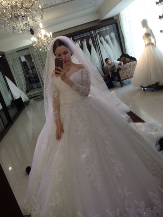 свадебное платье