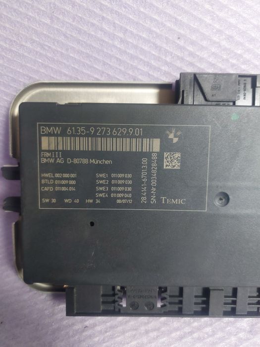 Modul lumini FRM 3 BMW F01 F02 F03 F04 F06 F07 F10 F11 F25