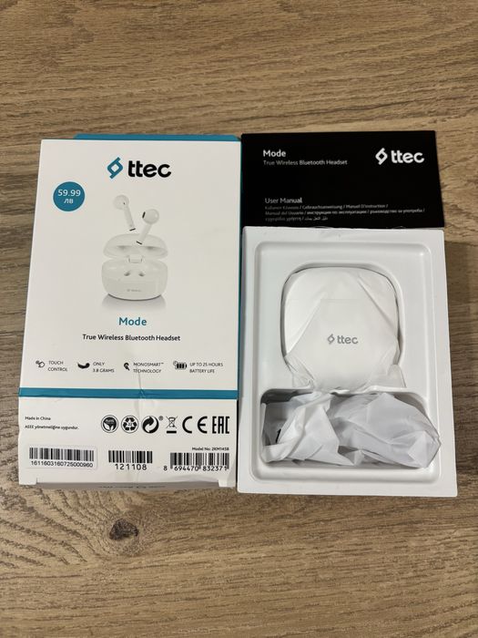 Ttec слушалки ЧИСТО НОВИ