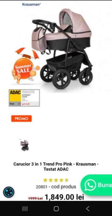 Carucior Krausman 3 in 1