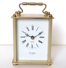 Ceas model vechi "Wm. Widdop Brass Carriage Quartz" Est. 1883