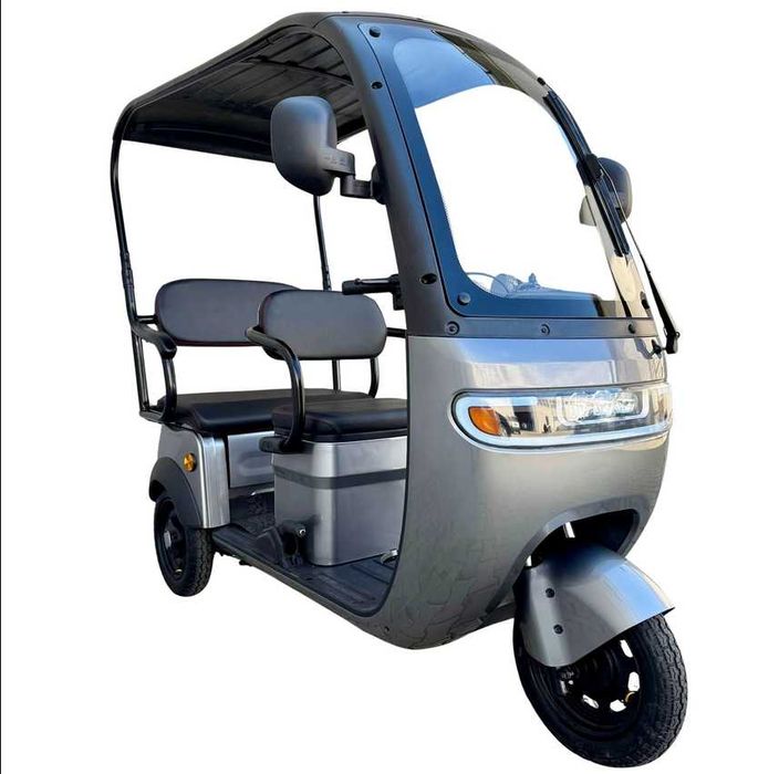Tricicleta Electrica Triciclu Fara permis CIV RAR Inclus 2 Locuri Baterie 20Ah Viteza maxima 25km/h