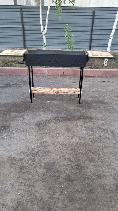 Мангал с регулировкой высоты