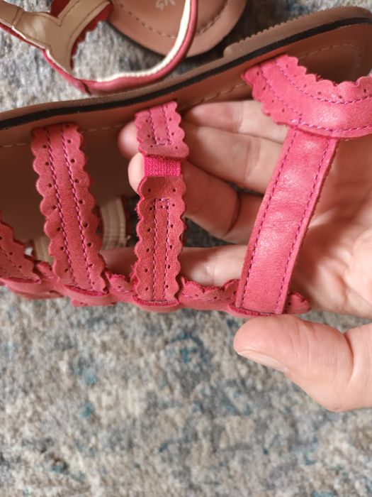 Кожени сандали Clarks, 31 номер