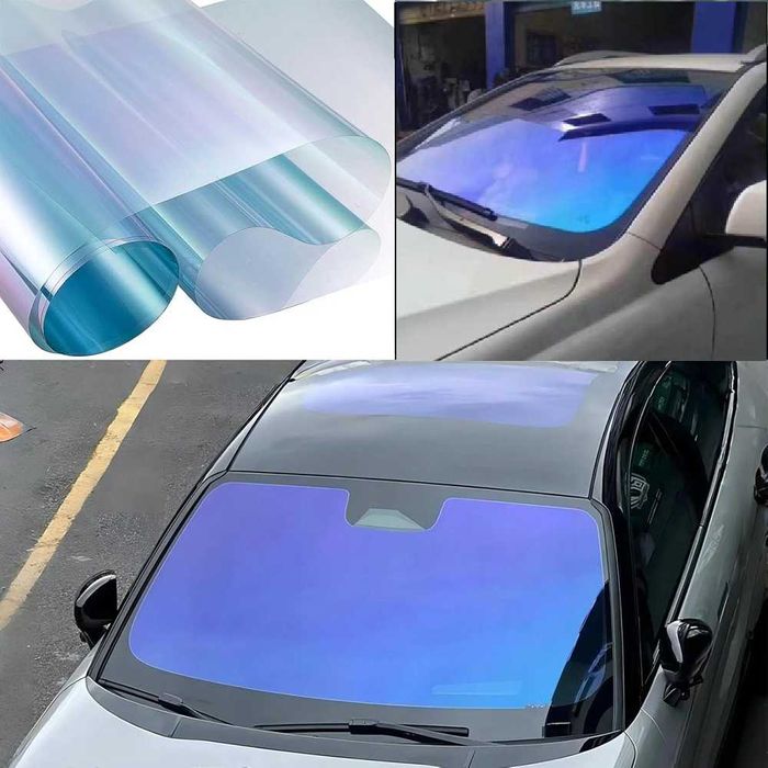 Хамелеоново фолио за автомобилни стъкла 75% - 1.52 х 1 метър.