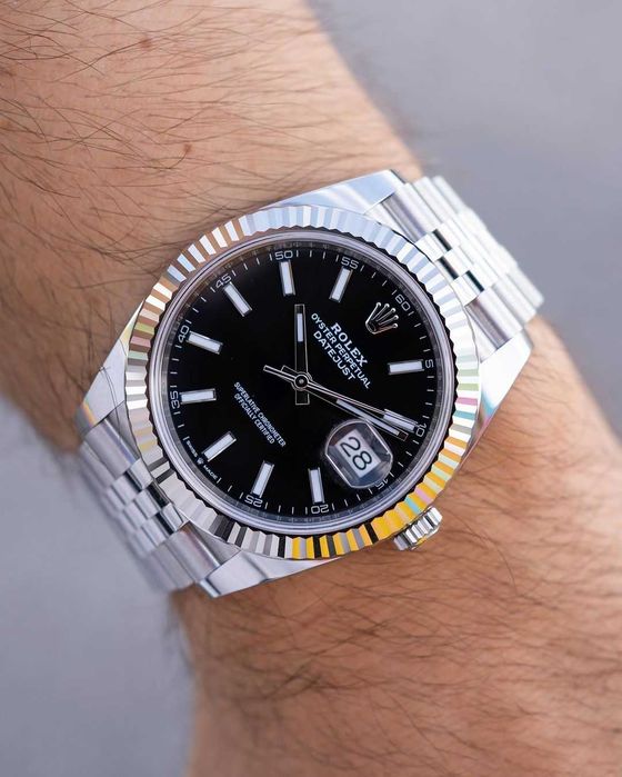 Rolex datejust 41mm сребро
