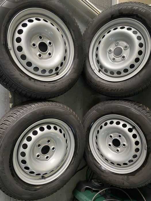 Roti iarna R16 VW T5 T6 Jante noi + anvelope 215/65R16 Pirelli Cinturato Winter 2