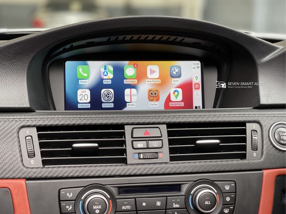 Ecran Navigatie Cic Carplay/Android Auto wireless Cic BMW Seria 5 F10 F30 F20 F01