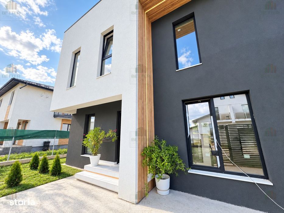 Casă individuală – 5 camere, 3 băi | Comuna Berceni - Curte amenajată
