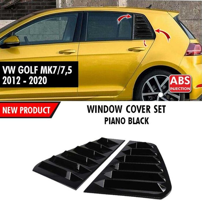 голф 7 добавки за задните стъкла / vw golf mk7 щори