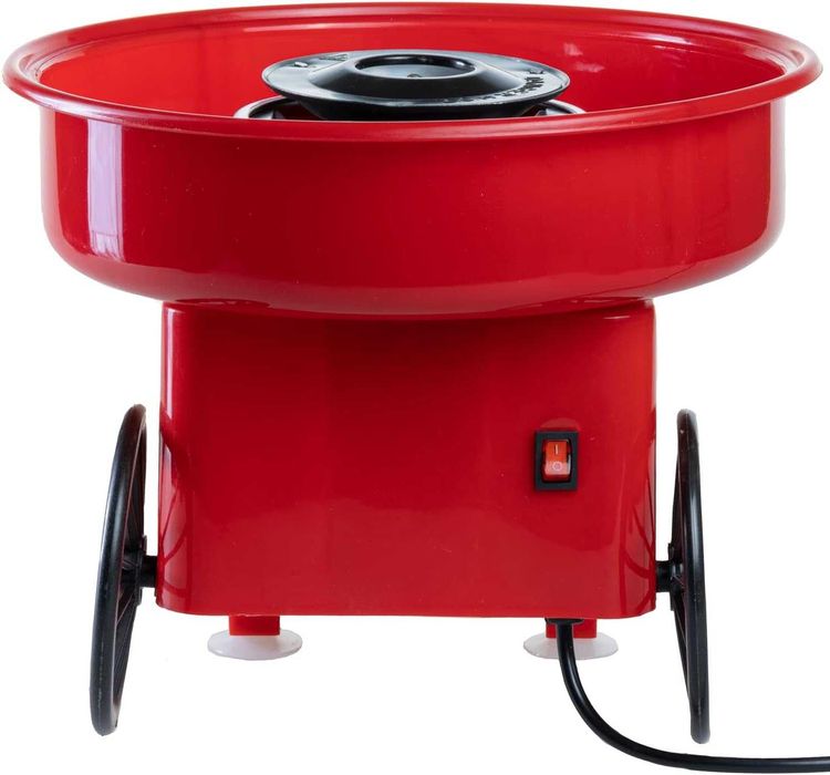 Машина за захарен памук United Entertainment 02420, 30 x 25 cm червена