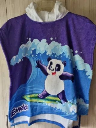 Детско пончо с ушички