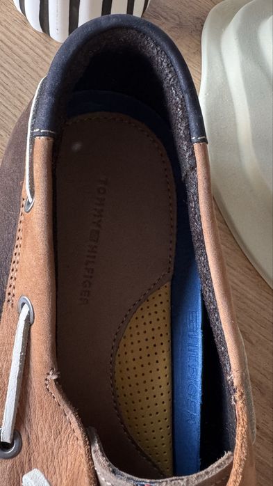 Мъжки кожени мокасини Tommy Hilfiger Номер 48