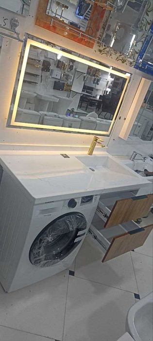 Раковина столешница над стиральной машиной