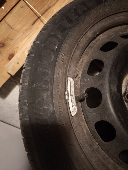 Стоманени джанти 16 цола с летни гуми Goodyear за VW, Audi, Skoda, Seat