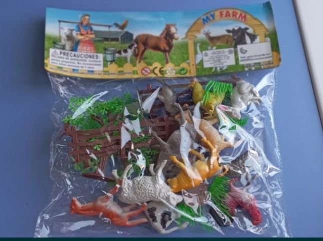 Игрушки-домашние и дикие животные