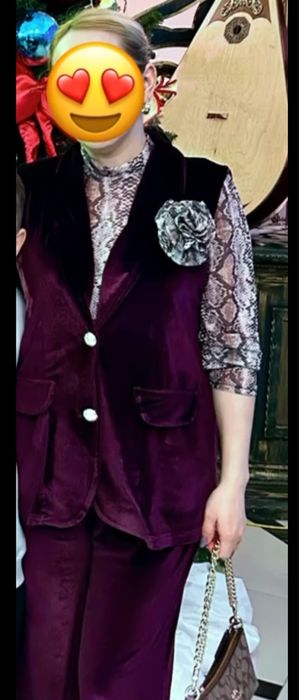 Костьюм тройка, велюр 48, 50 размер